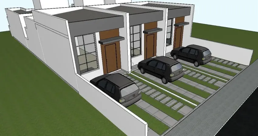 Oportunidade Casa Geminada em Penha! 1 Suíte + 1 Quarto | 2km da Praia | 7km do Parque Beto Carrero | Financiável