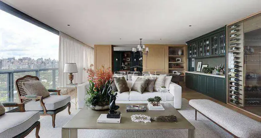 Apartamento sofisticado e elegante com 3 dormitórios à venda, 288 m² - itaim bibi - são paulo/sp