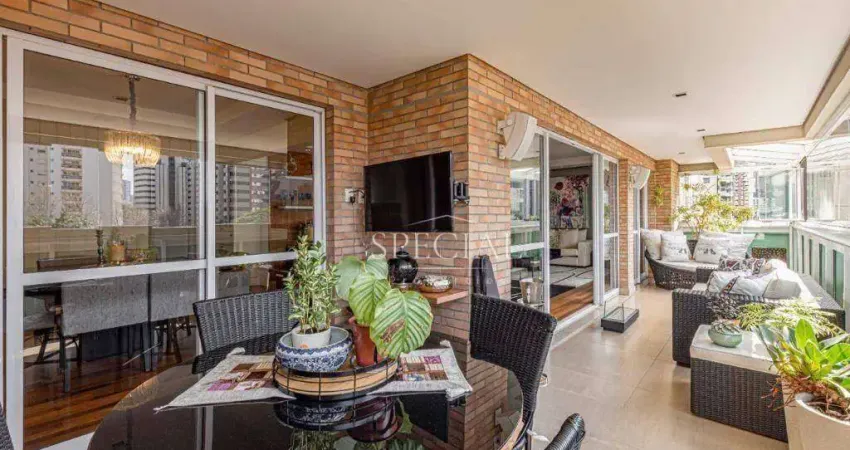 Apartamento com 4 dormitórios à venda, 245 m² por r$ 4.300.000,00 - brooklin - são paulo/sp