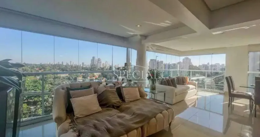 Apartamento de 225m² com 4 suítes, duas varandas e lazer completo