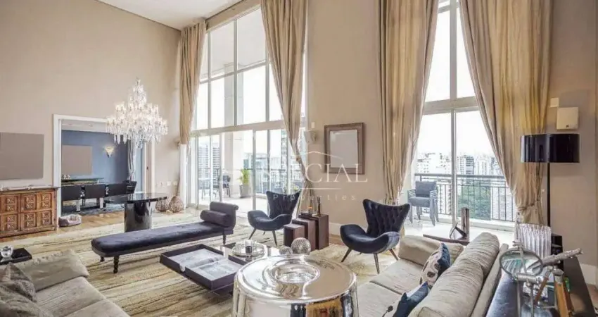 Apartamento com 6 dormitórios, 634 m² - venda por r$ 23.500.000,00 ou aluguel por r$ 123.271,00/mês - vila nova conceição - são paulo/sp