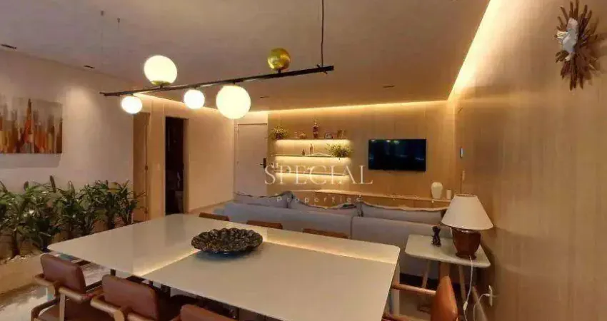 Apartamento com 3 dormitórios à venda, 161 m² - indianápolis - são paulo/sp