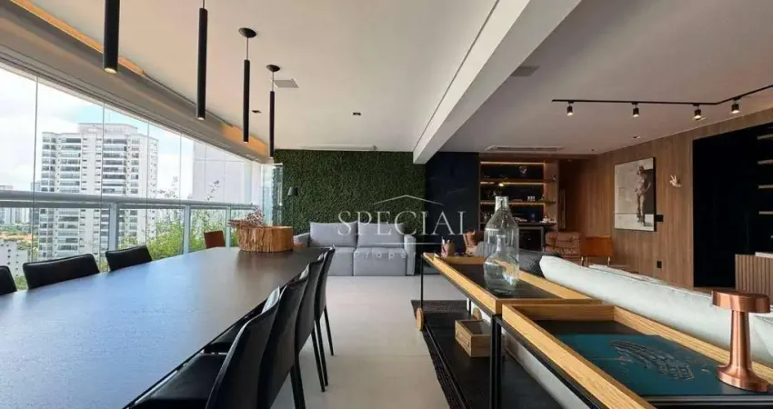 Apartamento com 3 dormitórios à venda, 179 m² - brooklin - são paulo/sp