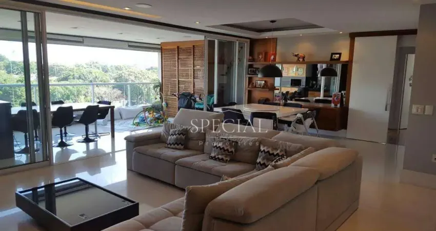 Apartamento de luxo com 180m², 3 suítes e lazer completo no brooklin