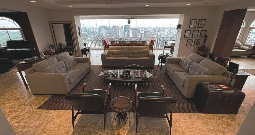 Apartamento com 4 dormitórios à venda, 430 m² - jardim fonte do morumbi - são paulo/sp