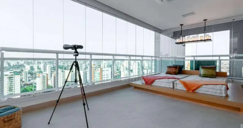 Incrível cobertura duplex totalemente mobiliada no campo belo, são paulo-sp