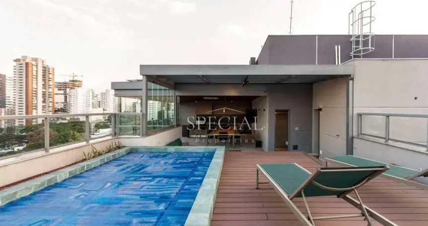 Belíssima cobertura de 332 m², com 3 suítes e 4 vagas no campo belo, são paulo-sp