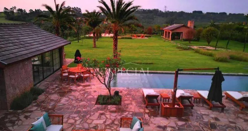 Casa com 6 dormitórios à venda, 664 m² - fazenda boa vista - porto feliz/sp