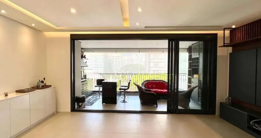 Apartamento com 3 dormitórios à venda, 125 m² - campo belo - são paulo/sp