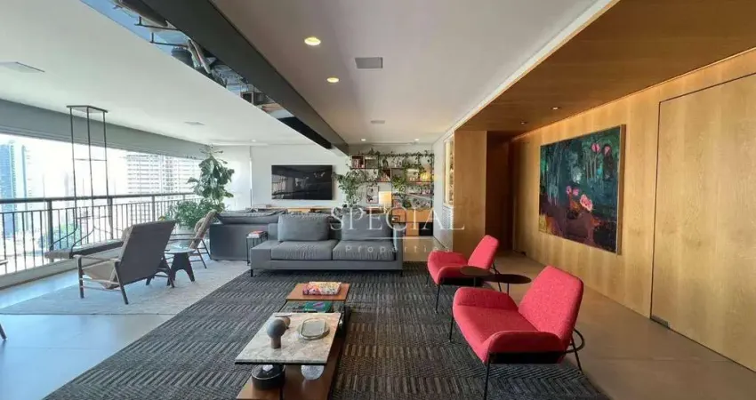 Apartamento de alto padrão em santo amaro – 213m², 3 suítes, andar alto