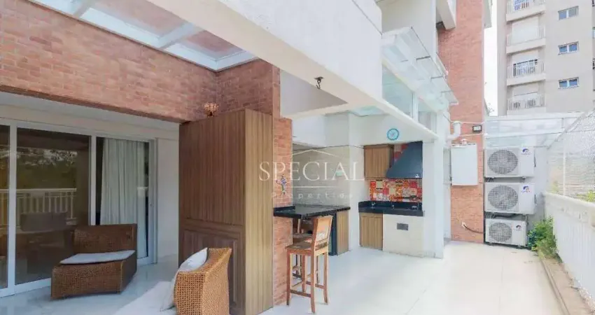 Apartamento garden mobiliado à venda/locação no brooklin – amplitude, conforto e localização privilegiada