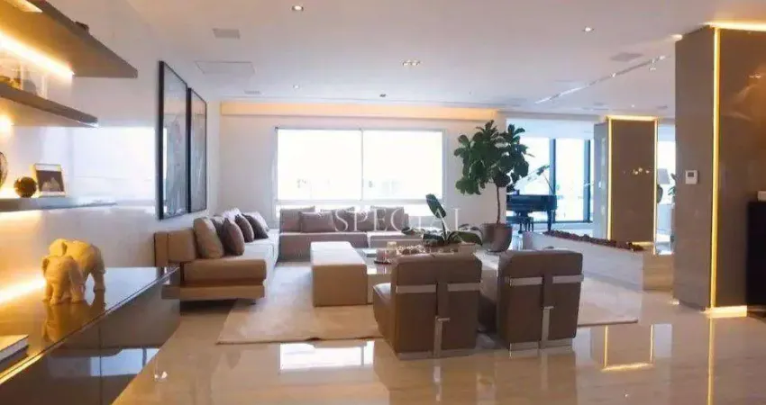 Cobertura duplex com 4 suites, 6 vgs, vista espetacular do sky line de são paulo, moema passaros