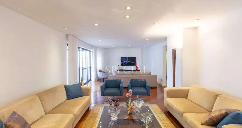 Apartamento com 5 dormitórios à venda, 272 m² por r$ 3.200.000,00 - campo belo - são paulo/sp