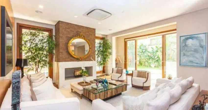 Sobrado 950 m² com 4 suites, 10 vgs, em condominio cidade jardim.