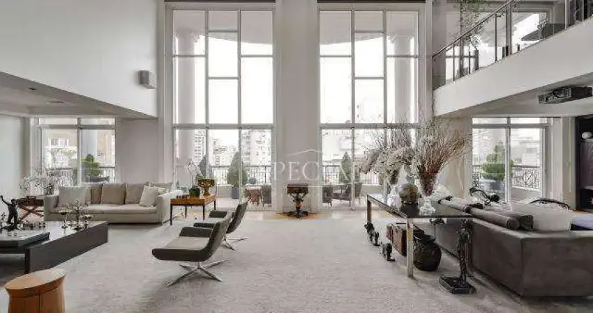 Apartamento duplex by joão armentano, 650 m², 4 suítes, academia privativa, andar alto, vista livre e 6 vagas