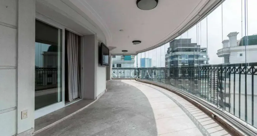 Apartamento à venda itaim bibi 440m², 4 suítes, andar alto, varanda, 5 vagas, lazer e segurança