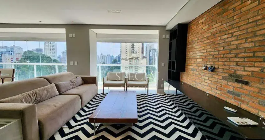 Apartamento de alto padrão no campo belo com vista livre incrível com 4 dormitórios à venda, 219 m² - campo belo - são paulo/sp