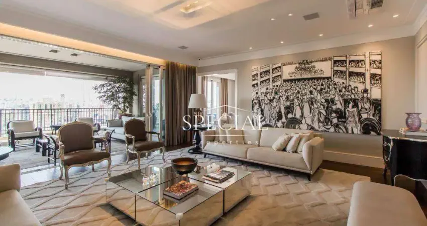 Apartamento de altíssimo padrão ao lado do clube pinheiros – 405m², 3 suítes, 5 vagas
