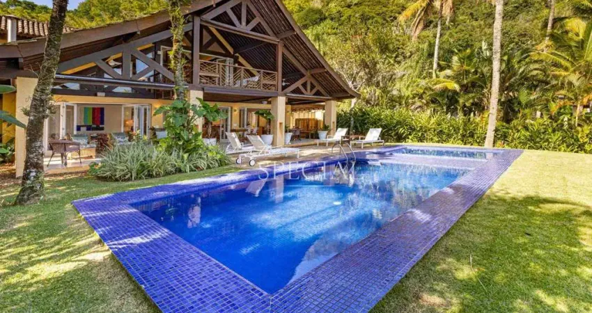 Casa com 7 dormitórios à venda, 471 m² por r$ 40.000.000,00 - baleia - são sebastião/sp