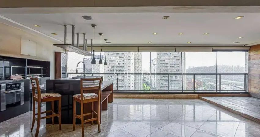 Apartamento com 3 dormitórios à venda, 209 m² por r$ 3.350.000,00 - granja julieta - são paulo/sp