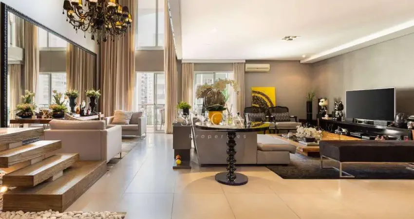 Apartamento duplex com 2 dormitórios à venda, 163 m² por r$ 4.890.000,00 - moema - são paulo/sp