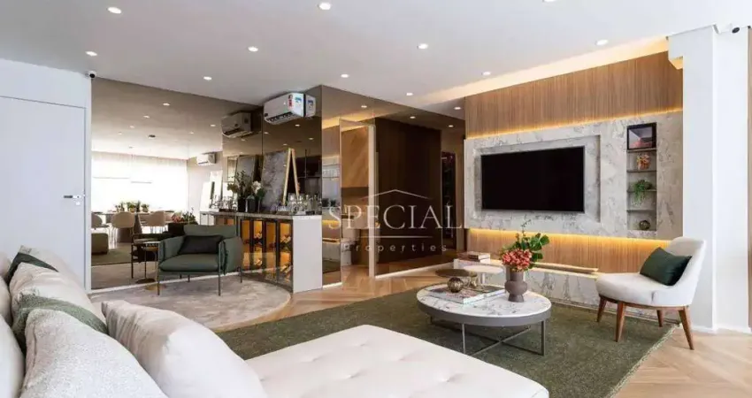 Apartamento com 3 dormitórios à venda, 136 m² - alto da lapa - são paulo/sp