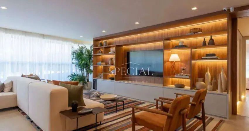 Apartamento garden com 3 dormitórios à venda, 244 m² por r$ 3.100.000,00 - brooklin - são paulo/sp