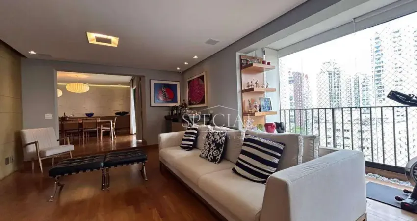 Apartamento com 3 dormitórios à venda, 202 m² - campo belo, são paulo/sp