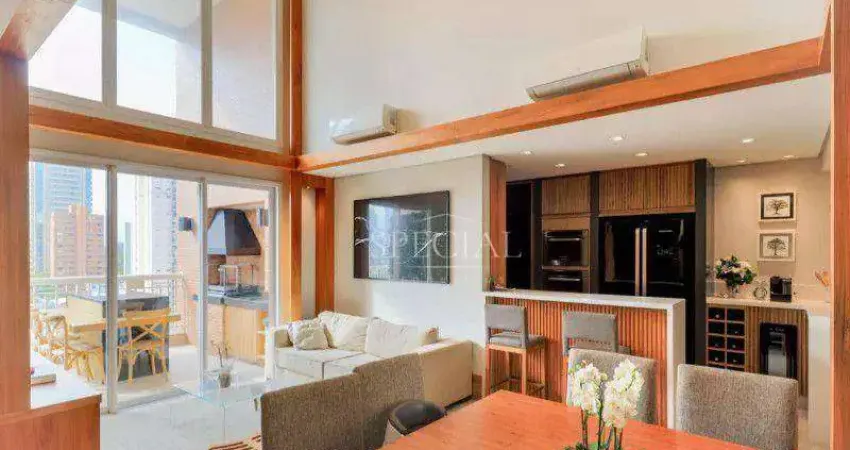 Apartamento com 3 dormitórios à venda, 121 m²- campo belo - são paulo/sp