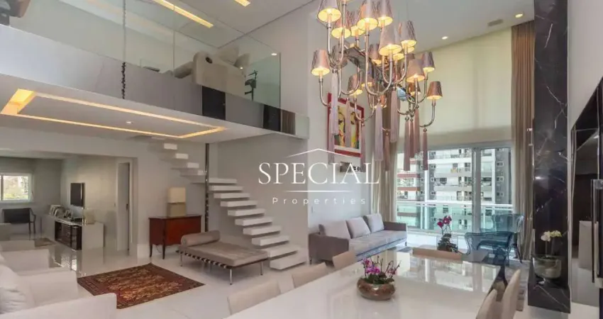 Apartamento duplex com 4 dormitórios à venda, 254 m² por r$ 6.500.000,00 - campo belo - são paulo/sp