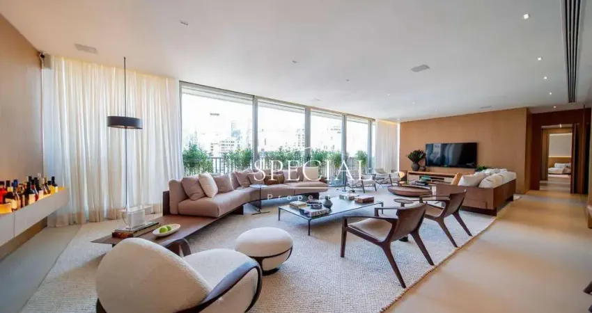 Apartamento de 293m² e 3 suíte, totalmente mobiliado e decorado pela casa decor no itaim bibi - são paulo, sp.