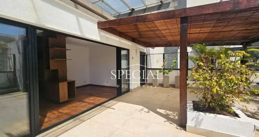 Cobertura penthouse | vila olímpia - 136 m² | 1 suíte + escritório