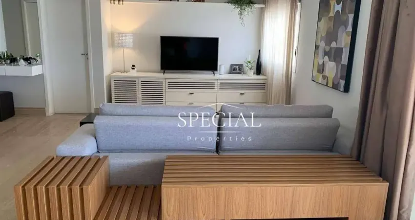 Apartamento sofisticado e reformado no brooklin, ao lado do bosque, em um dos empreendimentos mais desejados da região.