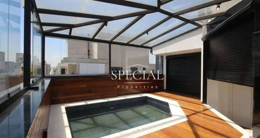 324 m², 3 suítes, 4 vagas – Cobertura duplex com lazer privativo em Moema
