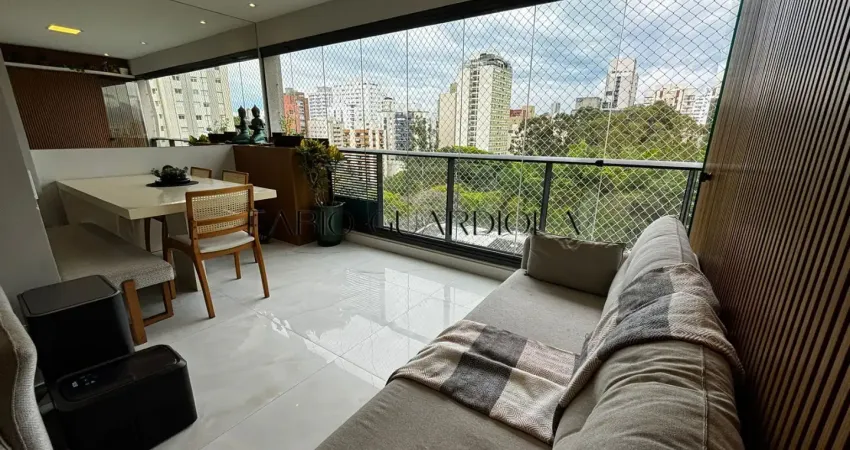 More em Pinheiros ao Lado do Metrô Sumaré | 73m² Mobiliado, Suíte, Varanda Integrada e Lazer Completo