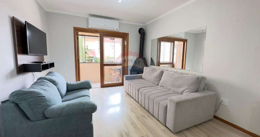 Apartamento compacto, 2 minutos da rua coberta, com alta rentabilidade em locação temporada.