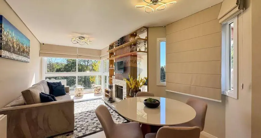 Apartamento alto padrão apenas 5 minutos da rua Coberta,totalmente mobiliado e decorado à venda no centro de Gramado