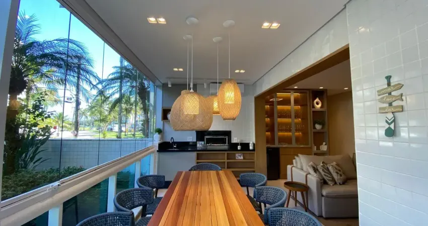 Amplo apartamento à venda em riviera de são lourenço - piscina privativa