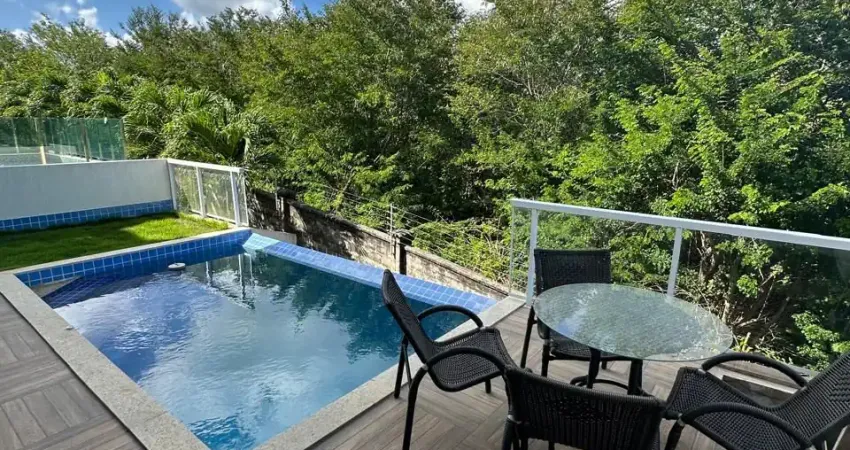 Casa em condomínio fechado com 4 quartos para alugar na Rua Caraíva, Abrantes, Camaçari
