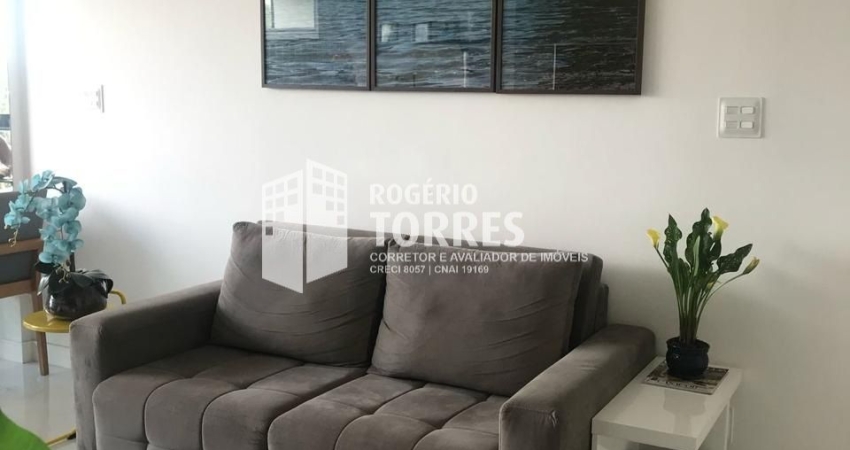Apartamento locação de 1/4, MOBILIADO e NASCENTE TOTAL e 1 garagem no ALPHAVILLE SALVADOR