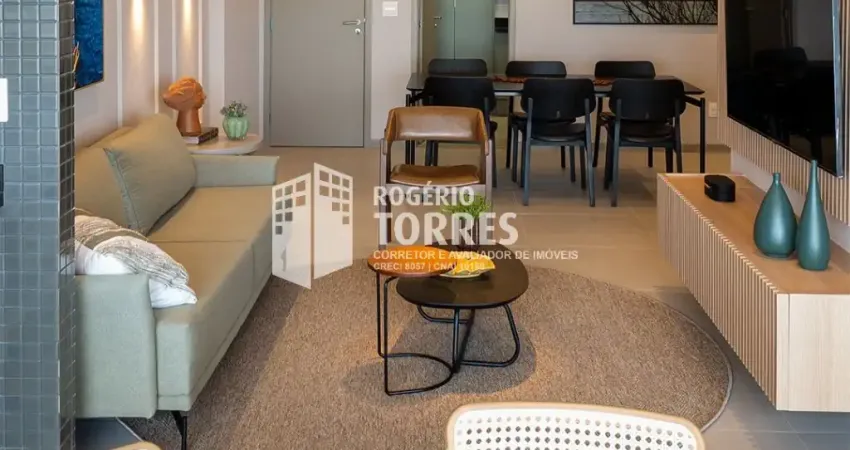 Apartamento a venda de 3/4, 1 suíte, varanda gourmet + 2 garagens em JAGUARIBE