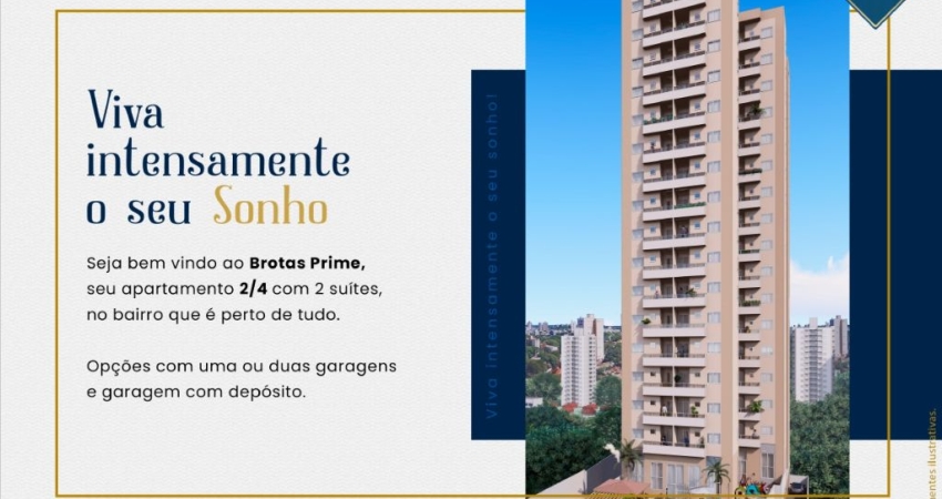 Apartamentos de 2/4 com 2 Suítes em Brotas (Lançamento)