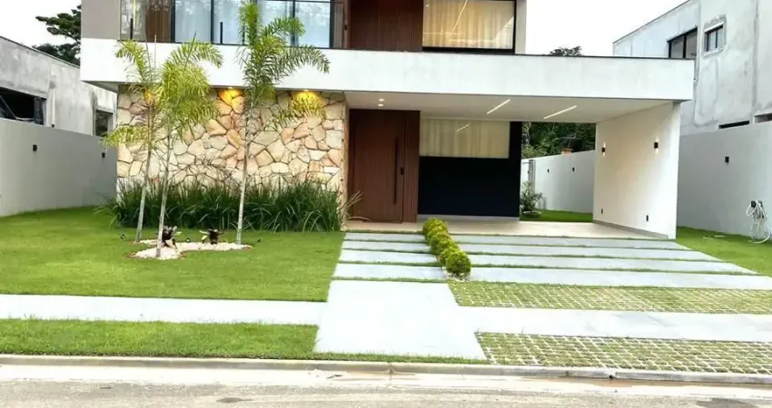 Cód. 237 Alphaville Litoral Norte 3 Casa com 4 suítes com banheiro com hidromassagem 