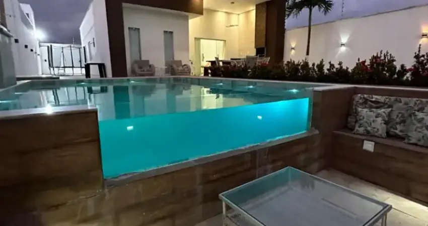 Cód. 8014 arembepe casa com 3/4 sendo um suíte e piscina privativa