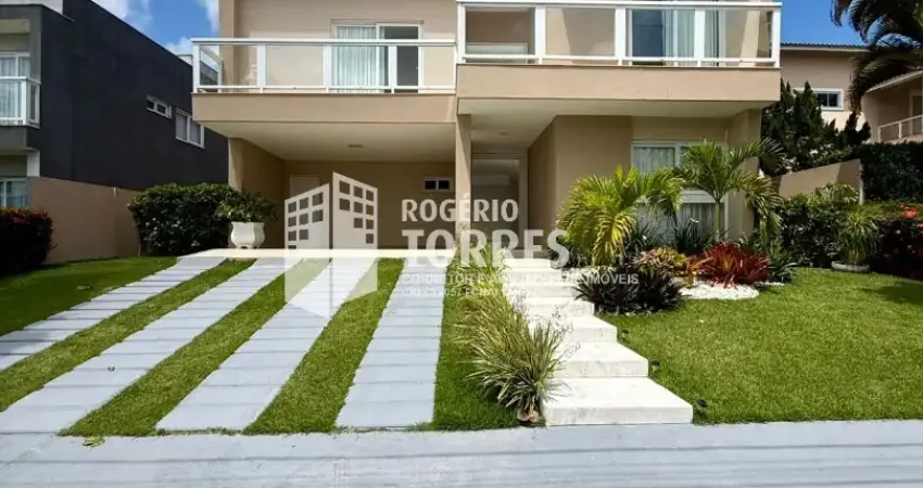 Casa duplex a venda de 4 suítes + dependência, 4 vagas em alphaville litoral norte