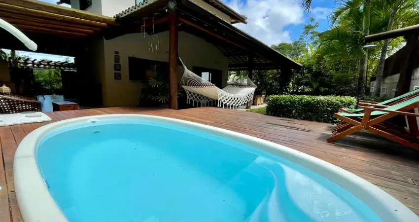 Cód. 8022 praia do forte casa de 4/4 sendo 3 suíte na reserva sapiranga