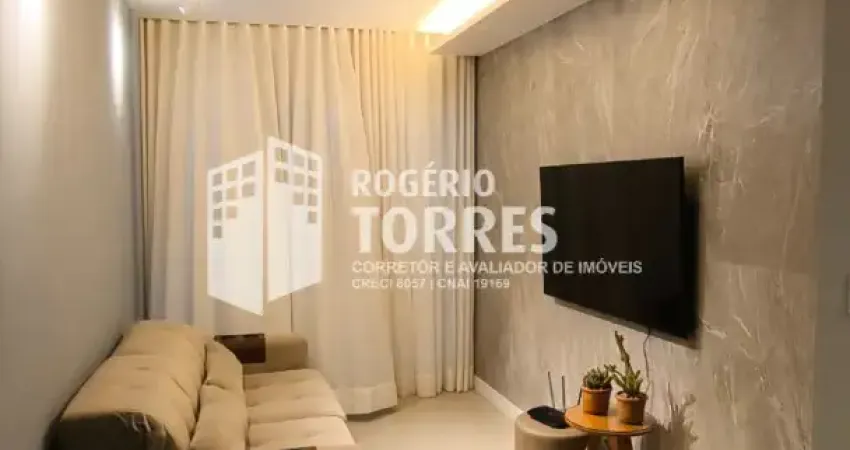 Apartamento locação de 2/4, 1 suíte, semi mobiliado e decorado e 2 garagens na praia do flamengo