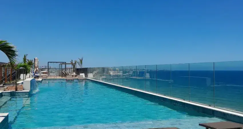 Lindo studio  45m2 frente mar mobiliado em armação- nascente