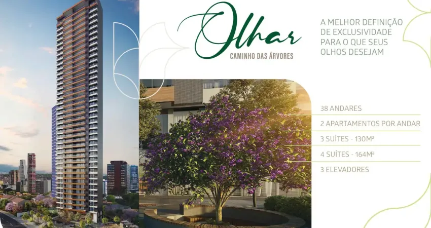 Cód. 003 caminho das árvores 4 suítes com 3 vagas no olhar caminho das árvores
