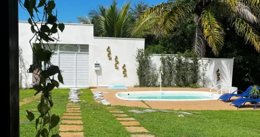 Cód. 8025 barra de jacuípe casa com 3 suítes perto do mar com 5 vagas